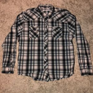 Men’s long sleeve button down